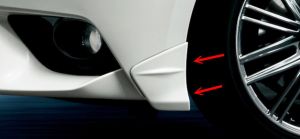 Накладки на передний бампер Modellista Version для Lexus IS250/IS350 2013-